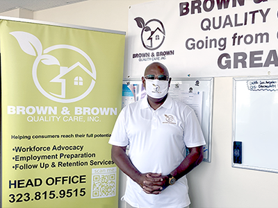 Lennie Brown, owner of Brown and Brown Quality Care Facility, Inc
