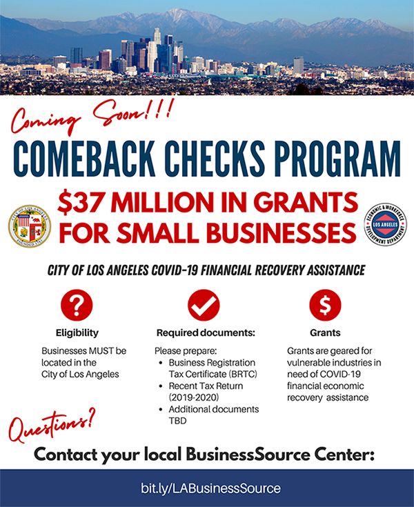 Coming Soon 37M in Grants for Small Businesses Economic & Workforce