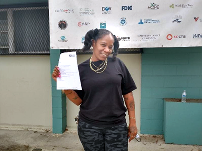 Lakenya Spikes received a subsidized job opportunity funded through the National Dislocated Worker Grant which helped her onto a stable career path