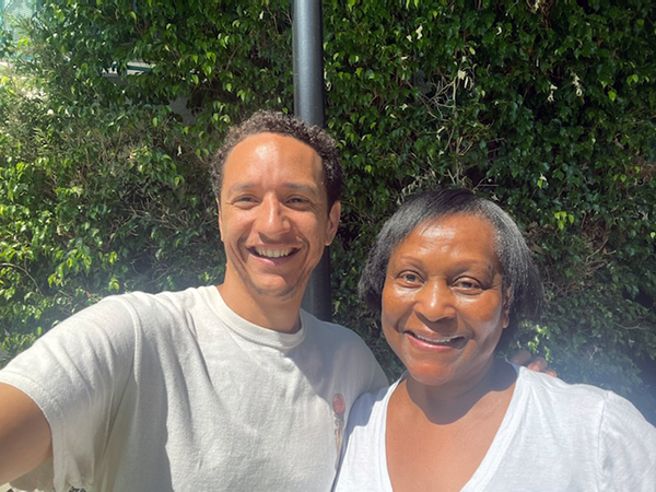 Devin Rojas and Dianna Briggs, grandmother and grandson team that founded the Dandelion Entertainment production company