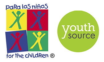 Para Los Niños and YouthSource logos