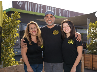 Siblings Linda Mejia (left) and Armando Mejia (center) are co-owners of Village Mart & Deli in the El Sereno neighborhood. Armando's daughter Riana Mejia pictured right.
