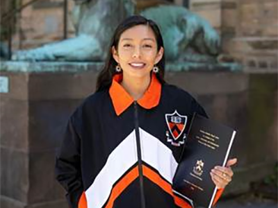 Ana Maria Sotomayor Palomino, a Para Los Niños YouthSource alum, graduates from Princeton University in June 2022