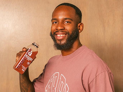 Dominique Burrell, owner of Blacker the Berry Juicery in Inglewood