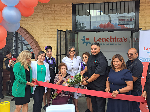 Lenchita's restaurant in Pacoima celebrated a grand reopening after receiving access to capital through the JEDI program and the Northa Valley BusinessSource Center (ICON CDC) for improvements to their existing restaurant