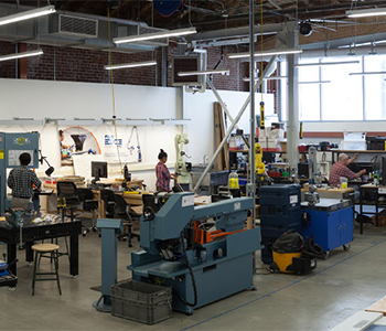 the Advanced Prototyping Center located in the La Kretz Innovation Campus